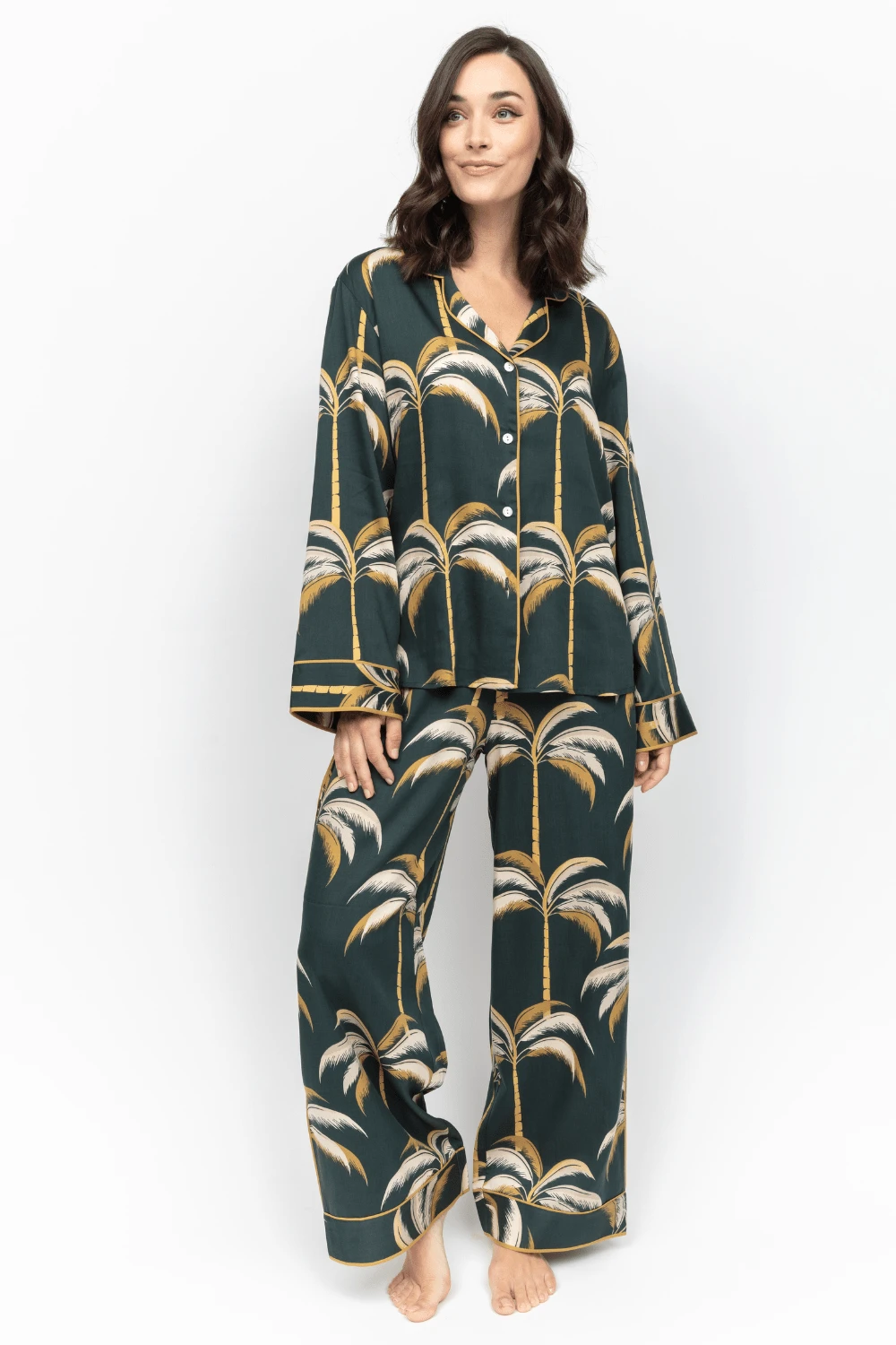 Pimlico Palm Print Pyjama Set 6 Pimlico Palm Print Pyjama Set - Image 4
