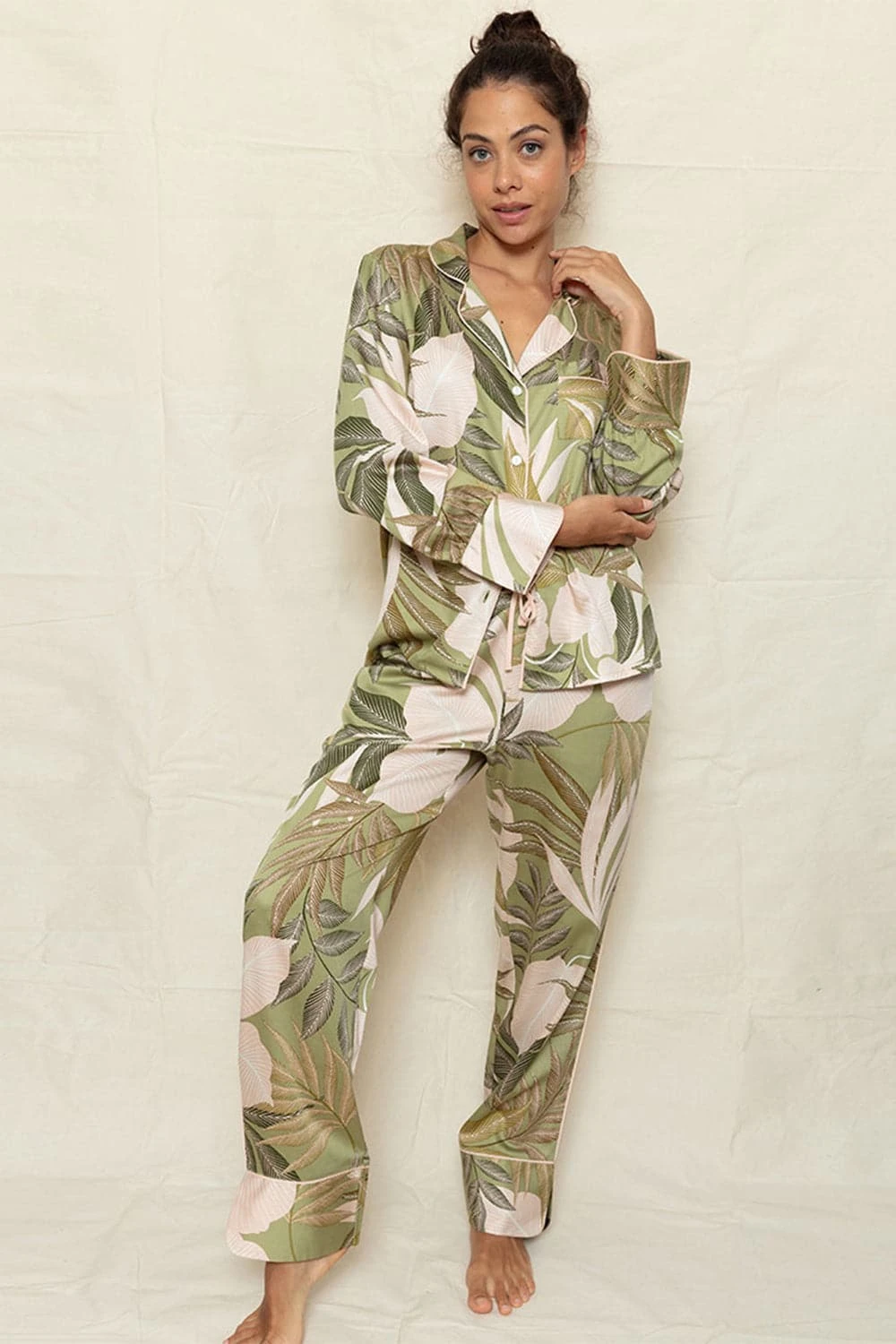 Richmond Leaf Print Pyjama Set 3 Richmond Leaf Print Pyjama Set