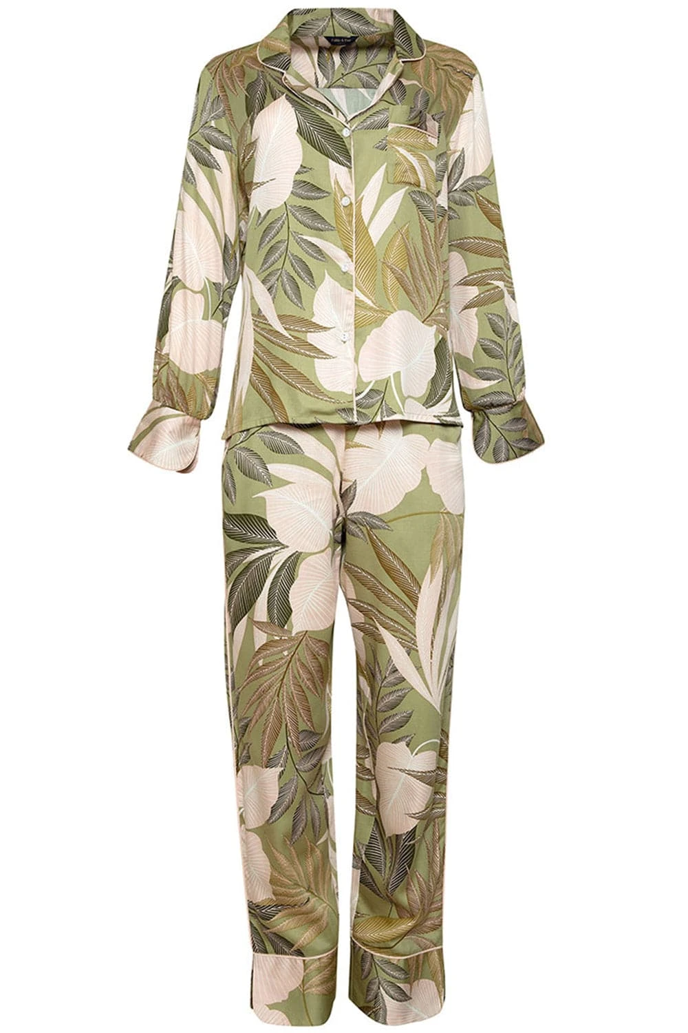 Richmond Leaf Print Pyjama Set 4 Richmond Leaf Print Pyjama Set - Image 2