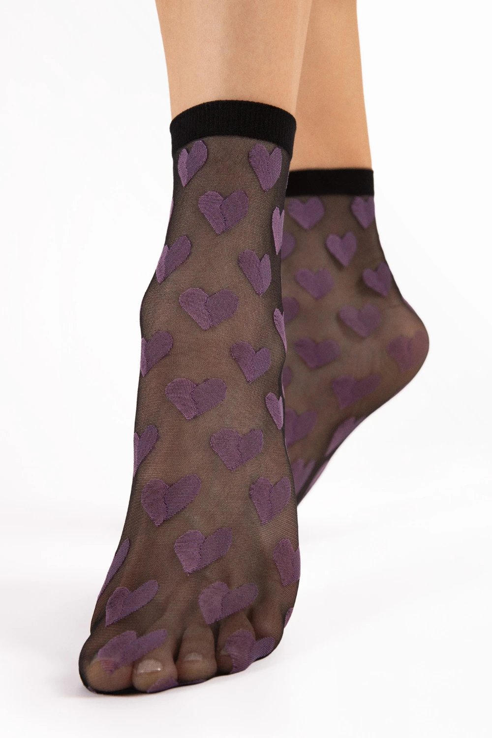 Fiore Beso Heart Socks 20 Denier 5 Fiore Beso Heart Socks 20 Denier - Image 3