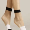 Fiore Bicolore Socks 15 Denier 2 Fiore Bicolore Socks 15 Denier -Fashion Lingerie Store fiore bicolore socks black white 15 denier