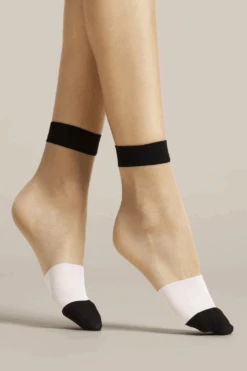 Fiore Bicolore Socks 15 Denier
