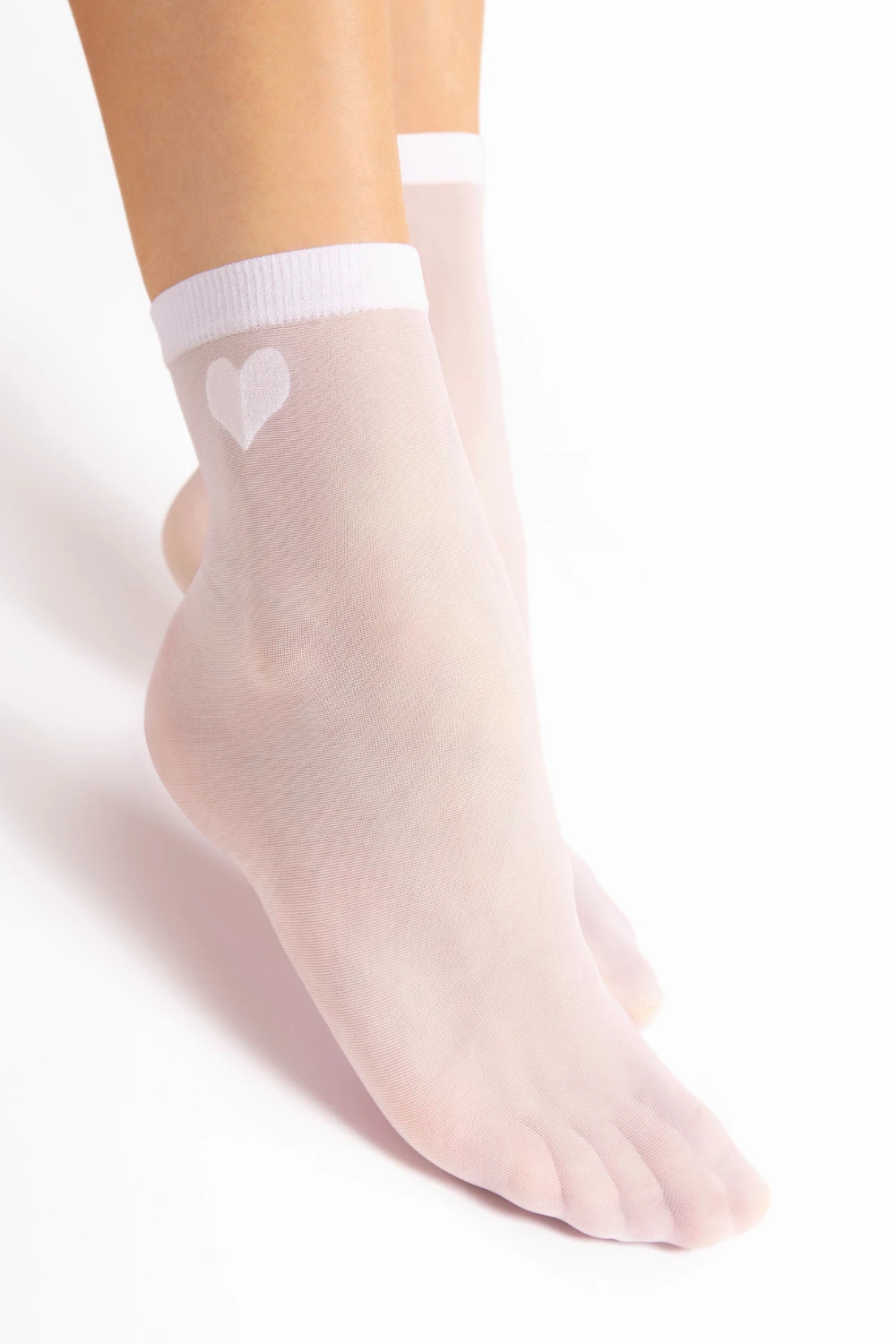 Fiore Cupido Socks 20 Denier In White 3 Fiore Cupido Socks 20 Denier In White