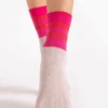 Fiore Dash Socks 20 Denier In White/Pink 1 Fiore Dash Socks 20 Denier In White/Pink -Fashion Lingerie Store fiore dash socks 20 denier white pink