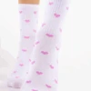 Fiore Loves Cotton Heart Socks 1 Fiore Loves Cotton Heart Socks -Fashion Lingerie Store fiore heart patterened ankle socks loves white pink g1184 1