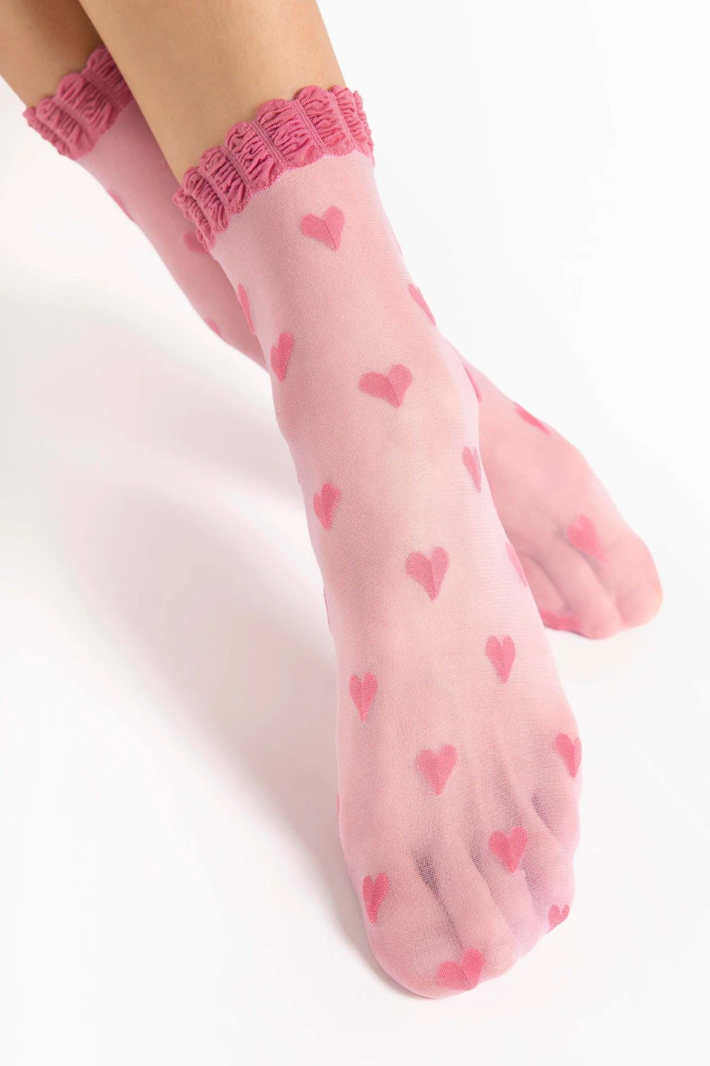 Fiore Kokoro Socks 20 Denier In Rose 3 Fiore Kokoro Socks 20 Denier In Rose