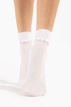 Fiore Apolonia Patterened Socks 40 Denier