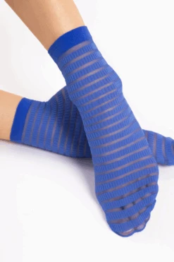 Fiore Izzy Striped Socks 20 Denier