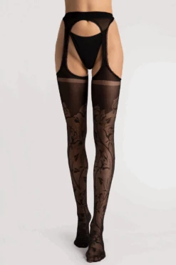 Fiore Sensual Amorosa Suspender Tights 30 Denier