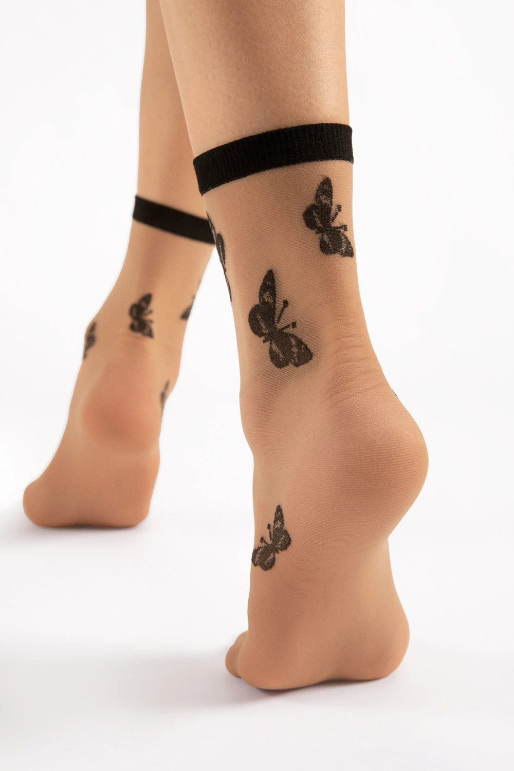 Fiore Summer Butterfly Socks 15 Denier In Nude 4 Fiore Summer Butterfly Socks 15 Denier In Nude - Image 2