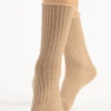 Fiore Trinny Cotton Socks In Beige 2 Fiore Trinny Cotton Socks In Beige -Fashion Lingerie Store fiore trinny cotton socks beige 1