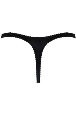 Onyx Thong 13 Onyx Thong -Fashion Lingerie Store fleur of england onyx thong ghost back