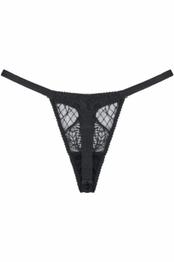Roxy Mini Thong 13 Roxy Mini Thong -Fashion Lingerie Store fleur of england roxy thong black ghost back