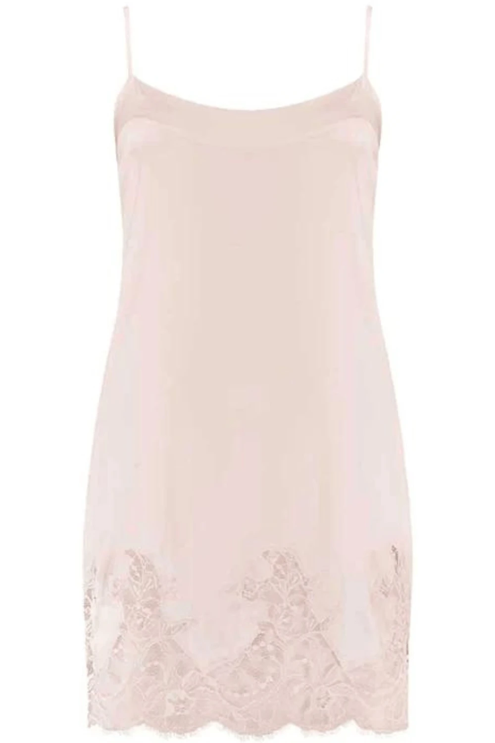 Signature Silk & French Lace Blush Babydoll, Size L (UK 12-14) 4 Signature Silk & French Lace Blush Babydoll, Size L (UK 12-14) - Image 2