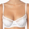 Adele Balconette Bra 1 Adele Balconette Bra -Fashion Lingerie Store huit adele balconette bra white 1