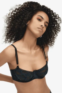 ICONE Gia Slate Lace Underwired Bra