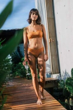 ICONE Merida Bandeau Bra, Size XS -Fashion Lingerie Store icone merida bra orange 1