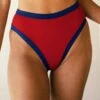 Riccio Bikini Bottom, Size S (UK 8) -Fashion Lingerie Store icone riccio bikini bottom red 1