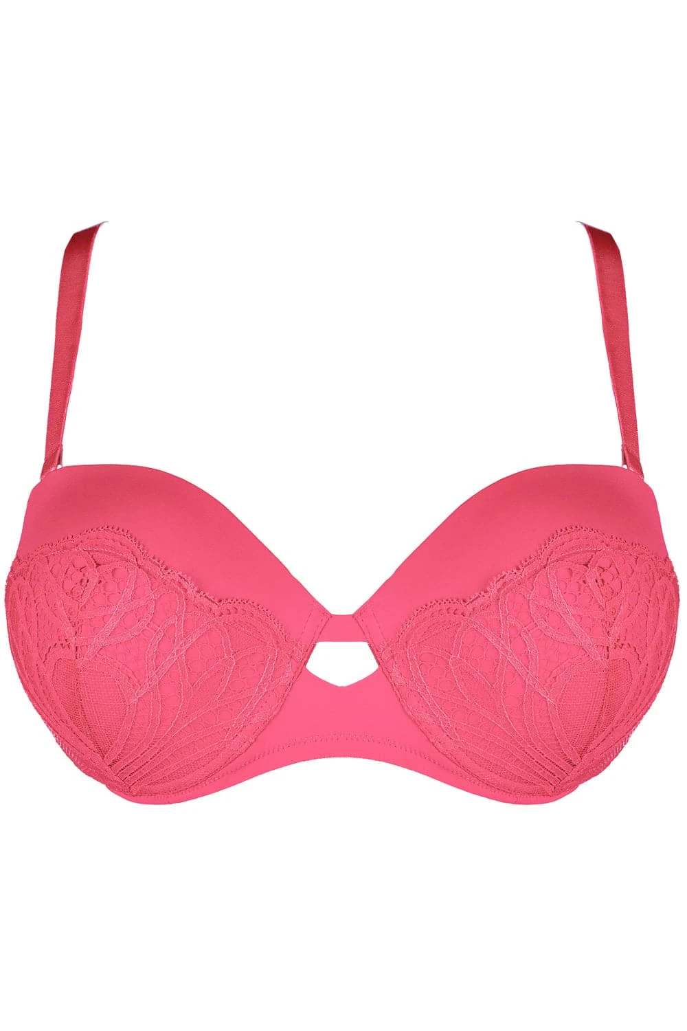 Angels Multiway Balconette Bra Pink 4 Angels Multiway Balconette Bra Pink - Image 2