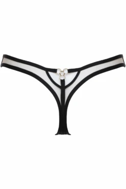 Basic Instinct Thong 9 Basic Instinct Thong -Fashion Lingerie Store jolidon basic instinct thong d2359 black ghost back