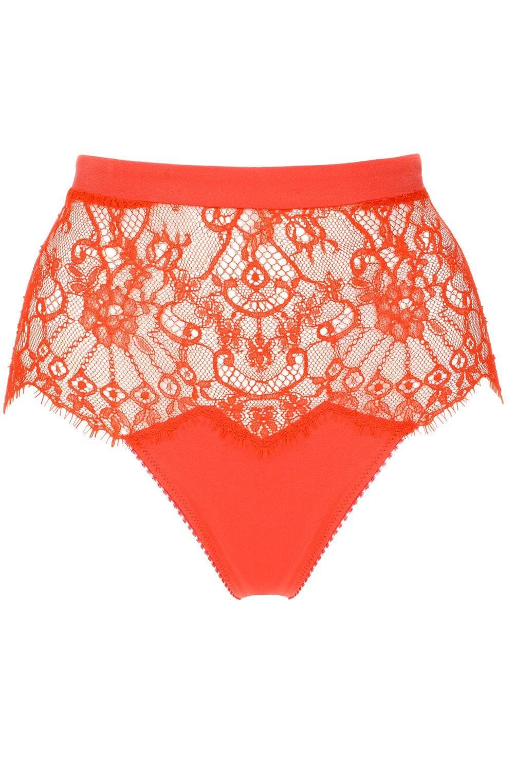 French Connection High Waist Brazilian In Bright Red 4 French Connection High Waist Brazilian In Bright Red - Image 2