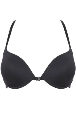 French Connection Push Up Bra In Black, Size UK 34C 8 French Connection Push Up Bra In Black, Size UK 34C -Fashion Lingerie Store jolidon french connection push up bra s2227 black ghost front
