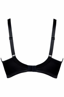 Hotel Desir Underwired Bra In Black 10 Hotel Desir Underwired Bra In Black -Fashion Lingerie Store jolidon hotel desire underwired bra s2278d black ghost back