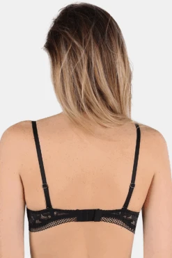 Rock DJ Balconette Bra In Black 9 Rock DJ Balconette Bra In Black -Fashion Lingerie Store jolidon rock dj balconette bra s2240 black 3