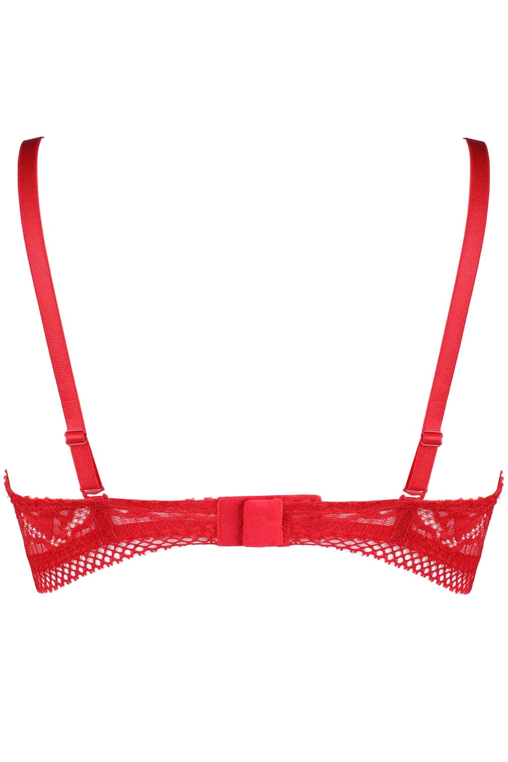 Rock DJ Balconette Bra In Red 6 Rock DJ Balconette Bra In Red - Image 4