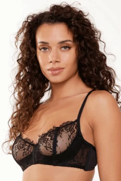LingaDore Lace Balconette Bra 12 LingaDore Lace Balconette Bra -Fashion Lingerie Store lingadore balconette bra black 7507 2 black 3