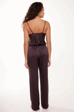 LingaDore Satin Cami Top & Pants Pyjama Set Dark Pepper 10 LingaDore Satin Cami Top & Pants Pyjama Set Dark Pepper -Fashion Lingerie Store lingadore top pants 7622 dark pepper 2