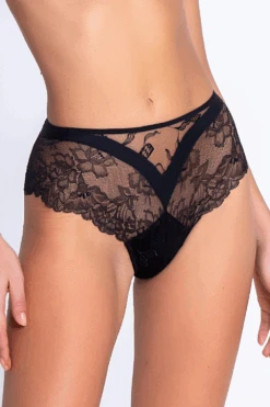 Adorable En Sexy High Waist Brief 12 Adorable En Sexy High Waist Brief -Fashion Lingerie Store lise charmel adorable en sexy high waist brief black 3