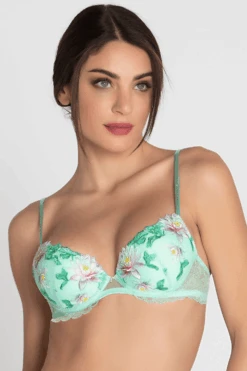 Amour Nymphea Contour Bra, Size 32B 13 Amour Nymphea Contour Bra, Size 32B -Fashion Lingerie Store lise charmel amour nymphea contour bra jade aqua 1