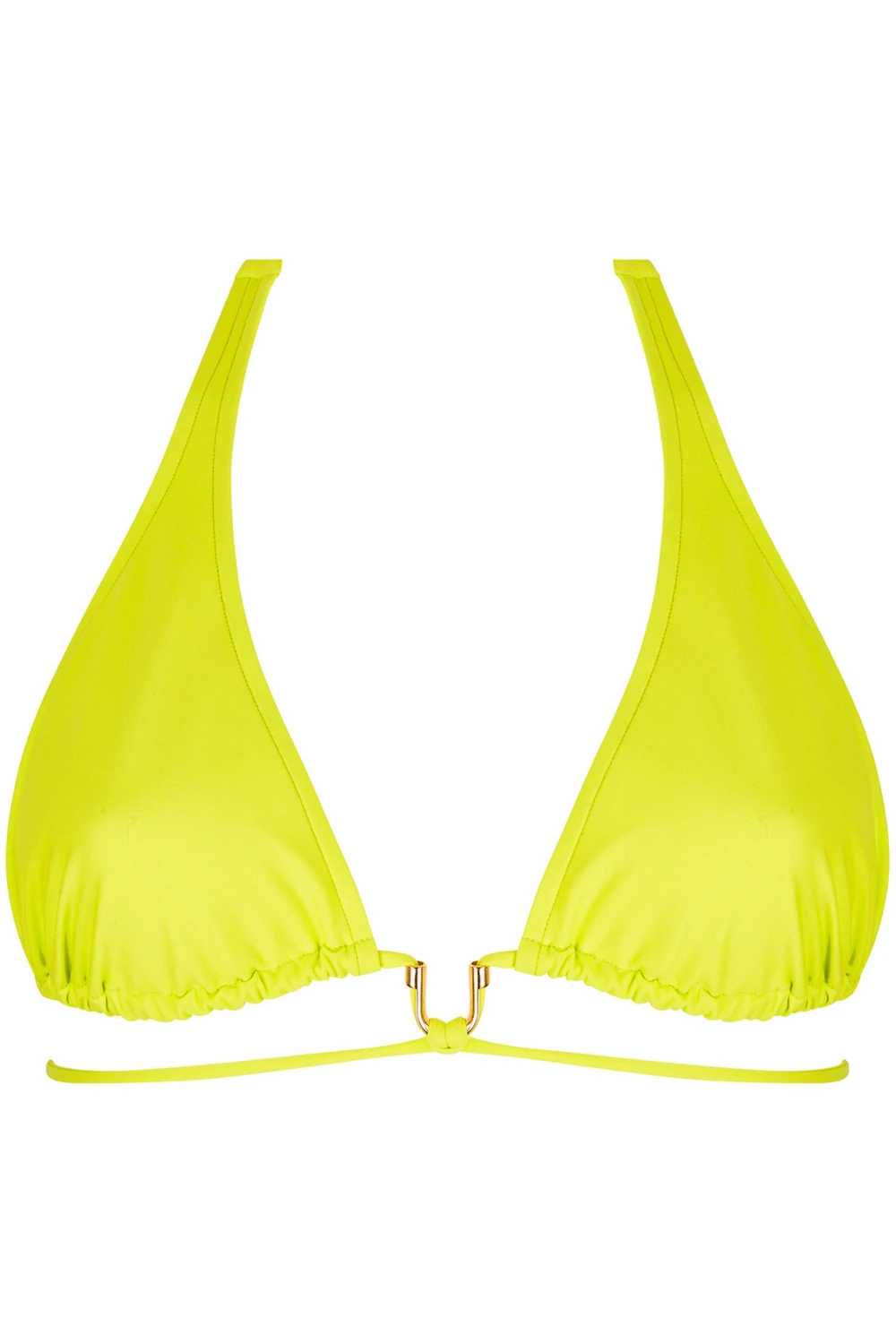 Classe Nautique Triangle Bikini Top In Lime 4 Classe Nautique Triangle Bikini Top In Lime - Image 2