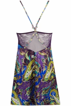 Dentelle Cashmer Silk Nightie 13 Dentelle Cashmer Silk Nightie -Fashion Lingerie Store lise charmel dentelle cashmer night dress emaux cashmer ghost back