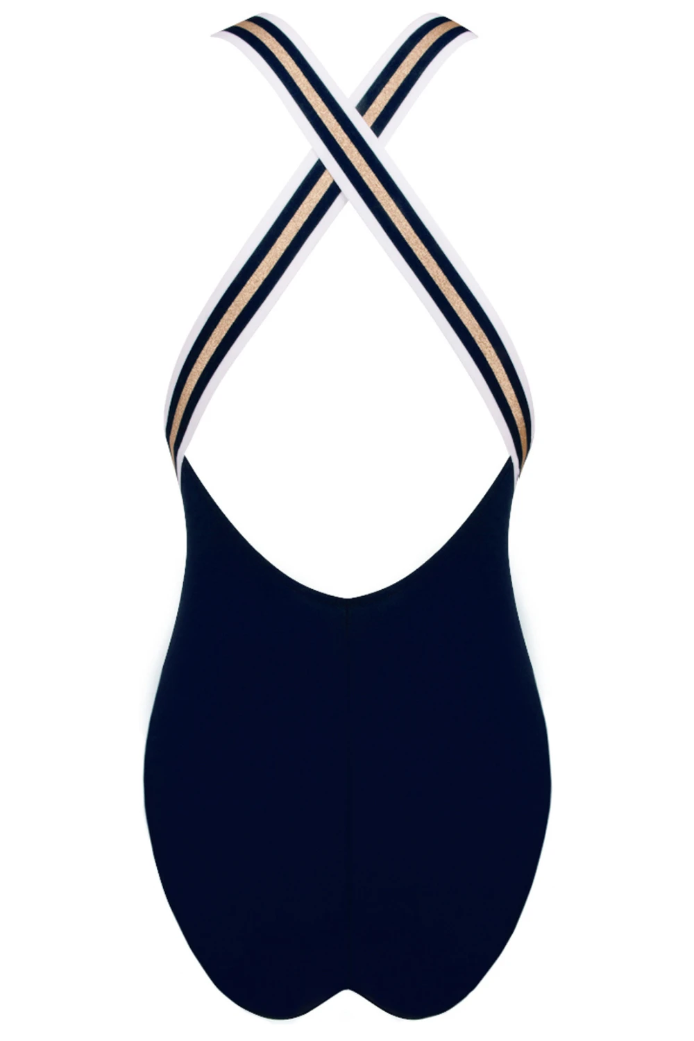 Energie Nautique Crossed Back Swimsuit In Ink 6 Energie Nautique Crossed Back Swimsuit In Ink - Image 4