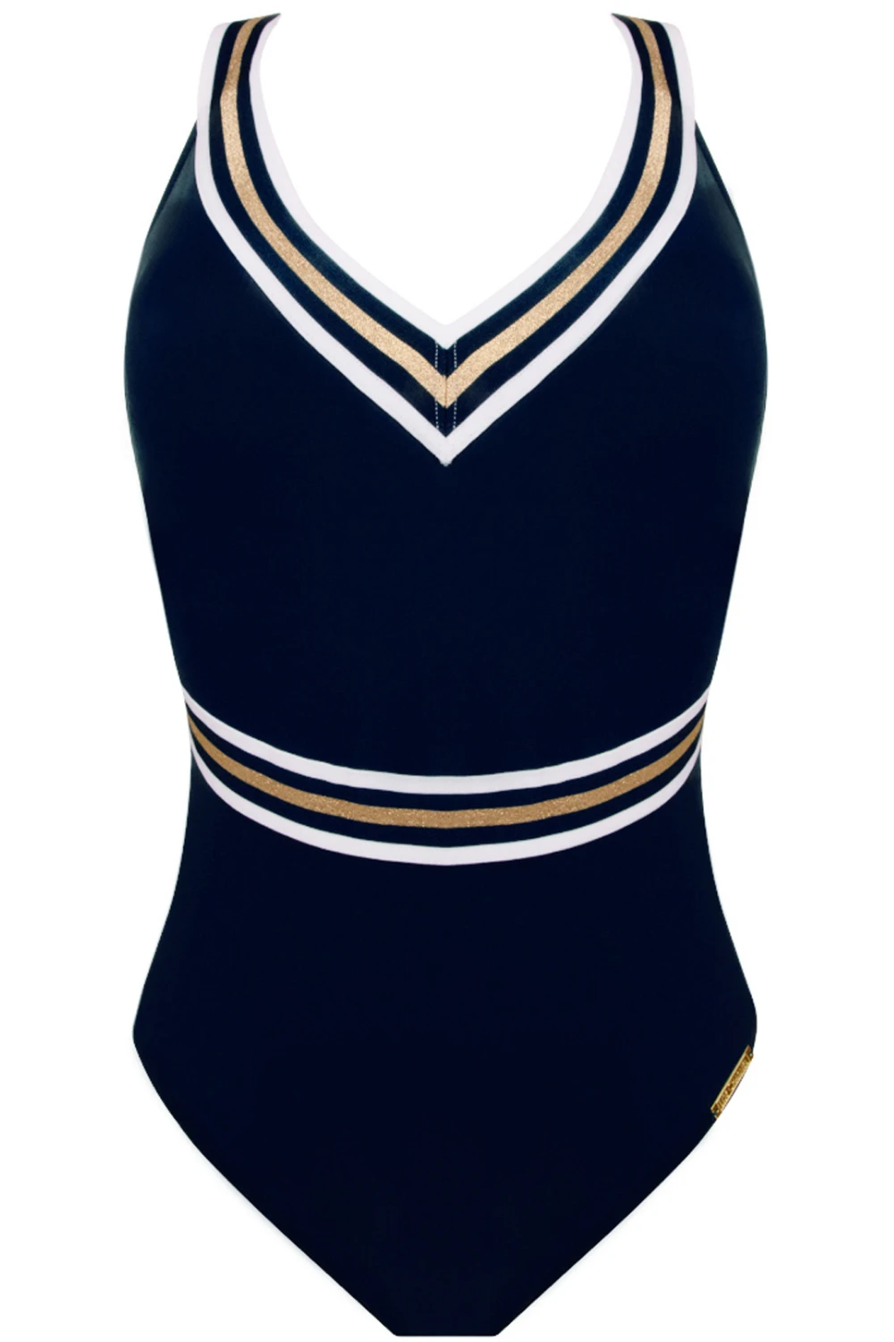 Energie Nautique Crossed Back Swimsuit In Ink 4 Energie Nautique Crossed Back Swimsuit In Ink - Image 2