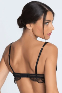 Feerie Couture Half Cup Bra 11 Feerie Couture Half Cup Bra -Fashion Lingerie Store lise charmel feerie couture half cup bra black 4