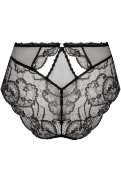 Feerie Couture High Waist Brief, Size S (UK 10) 13 Feerie Couture High Waist Brief, Size S (UK 10) -Fashion Lingerie Store lise charmel feerie couture high waist brief black ghost back