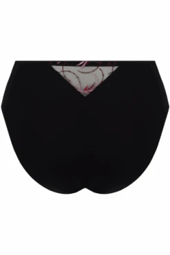 Floraison Passion High Waist Brief -Fashion Lingerie Store lise charmel floraison passion high waist brief safran rose ghost back