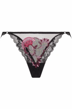Floraison Passion Mini Thong 11 Floraison Passion Mini Thong -Fashion Lingerie Store lise charmel floraison passion sexy thong safran rose ghost front