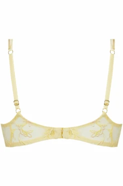 Frisson D'or Half Cup Bra 11 Frisson D'or Half Cup Bra -Fashion Lingerie Store lise charmel frisson d or half cup bra or rose ghost back