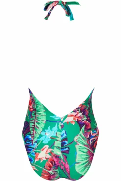 Paradis Sauvage Seduction Halterneck Swimsuit 8 Paradis Sauvage Seduction Halterneck Swimsuit -Fashion Lingerie Store lise charmel green halterneck swimsuit paradis sauvage ghost back