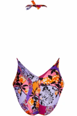 Magie Sakura Seduction Halter Swimsuit -Fashion Lingerie Store lise charmel magie sakura seduction halter swimsuit sakura solaire ghost back
