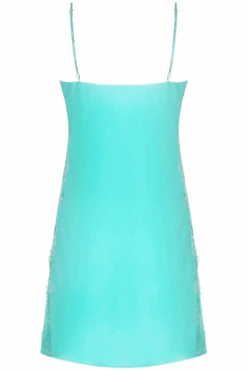 Princesse Iris Silk Nightie 13 Princesse Iris Silk Nightie -Fashion Lingerie Store lise charmel princesse iris night dress princesse aqua ghost back