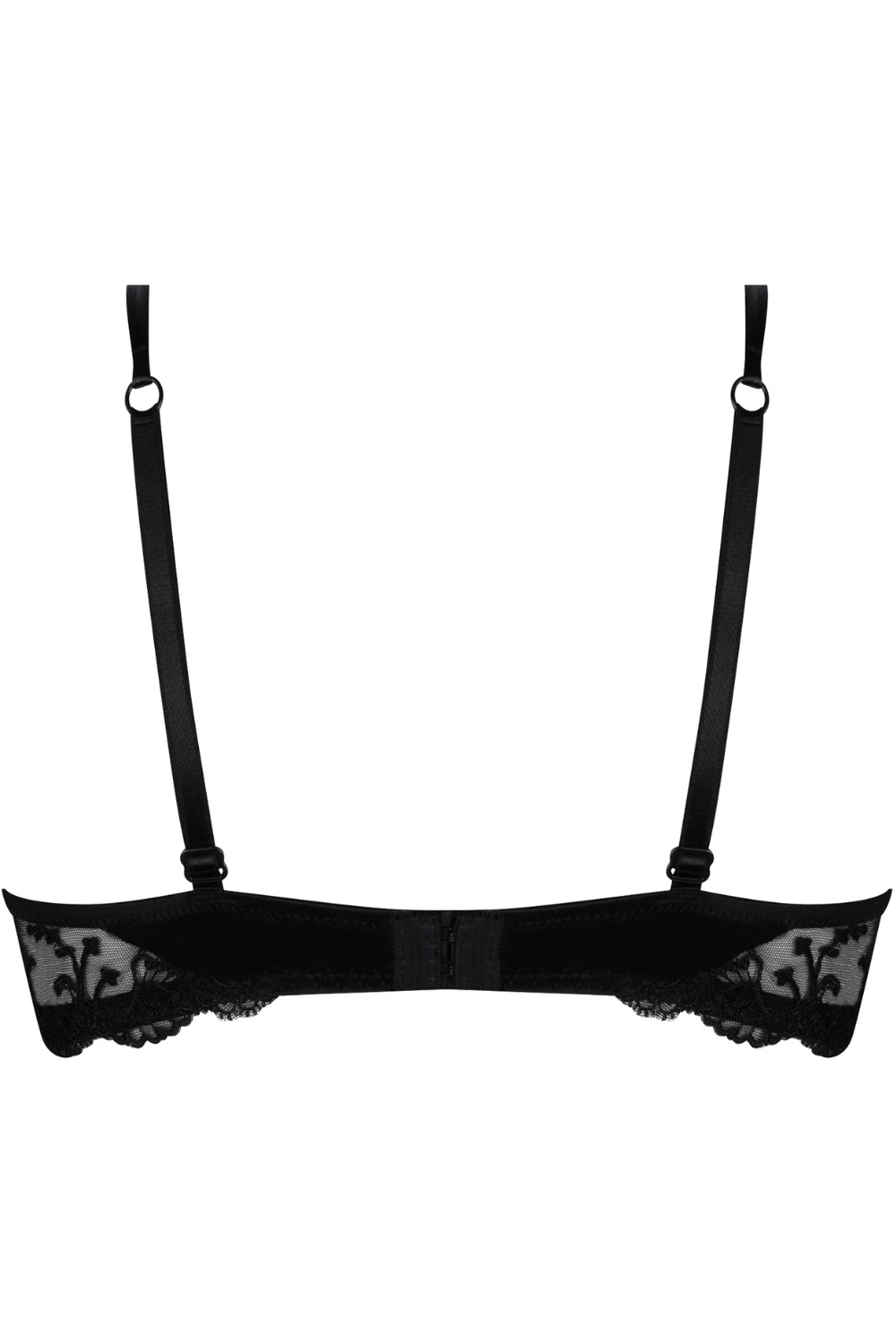 Splendeur Soie Padded Plunge Bra Black 6 Splendeur Soie Padded Plunge Bra Black - Image 4