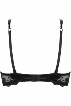 Splendeur Soie Half Cup Bra Black 13 Splendeur Soie Half Cup Bra Black -Fashion Lingerie Store lise charmel splendeur soie half cup bra black ghost back