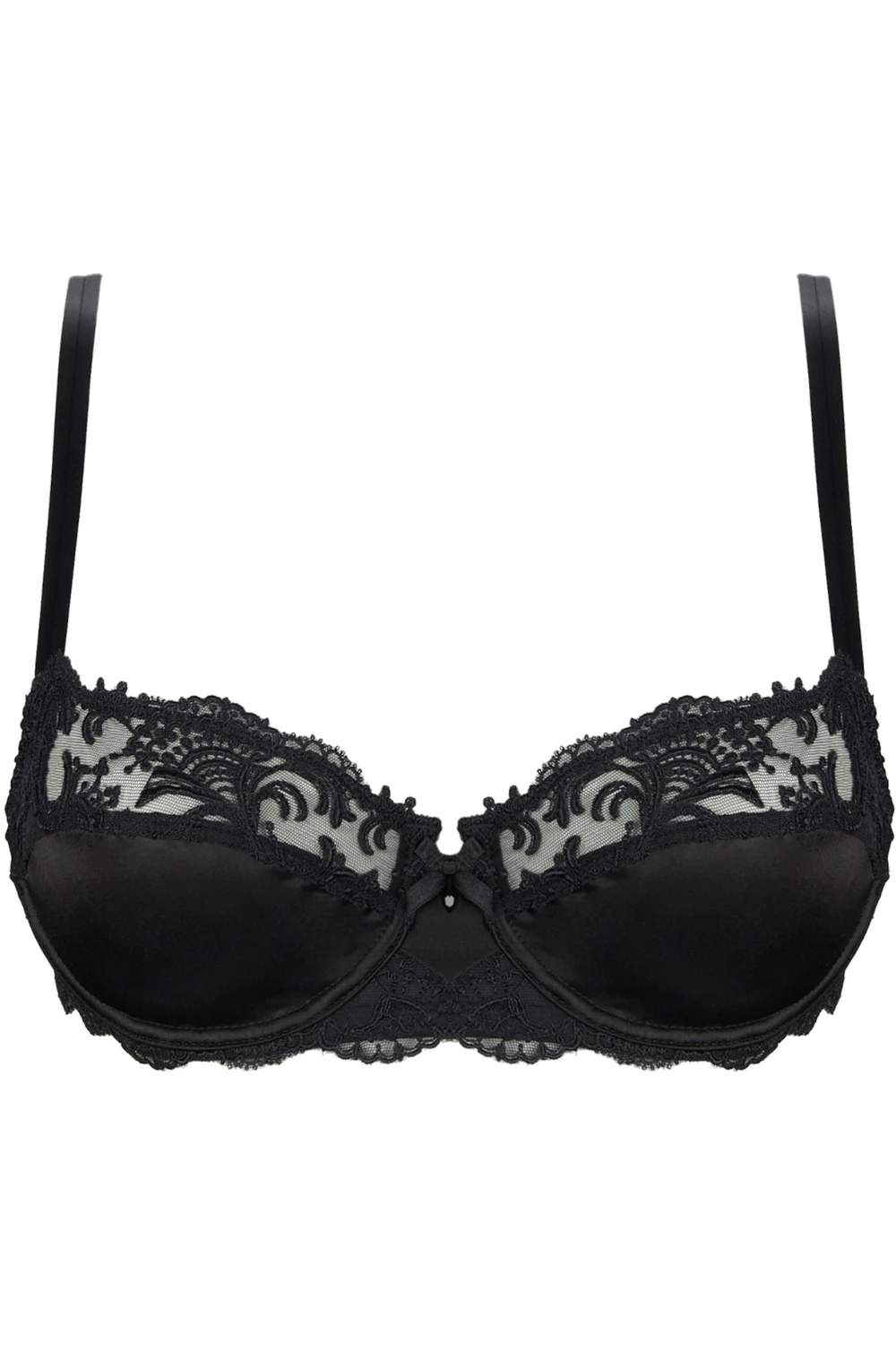 Splendeur Soie Half Cup Bra Black 4 Splendeur Soie Half Cup Bra Black - Image 2