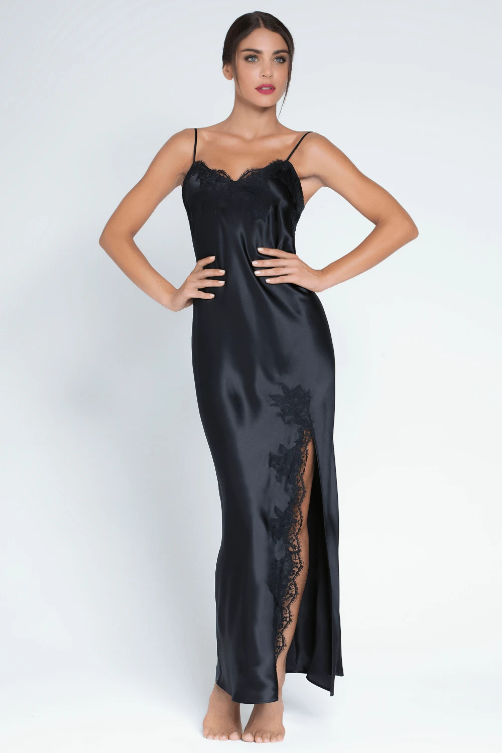 Splendeur Soie Long Nightie 7 Splendeur Soie Long Nightie - Image 5