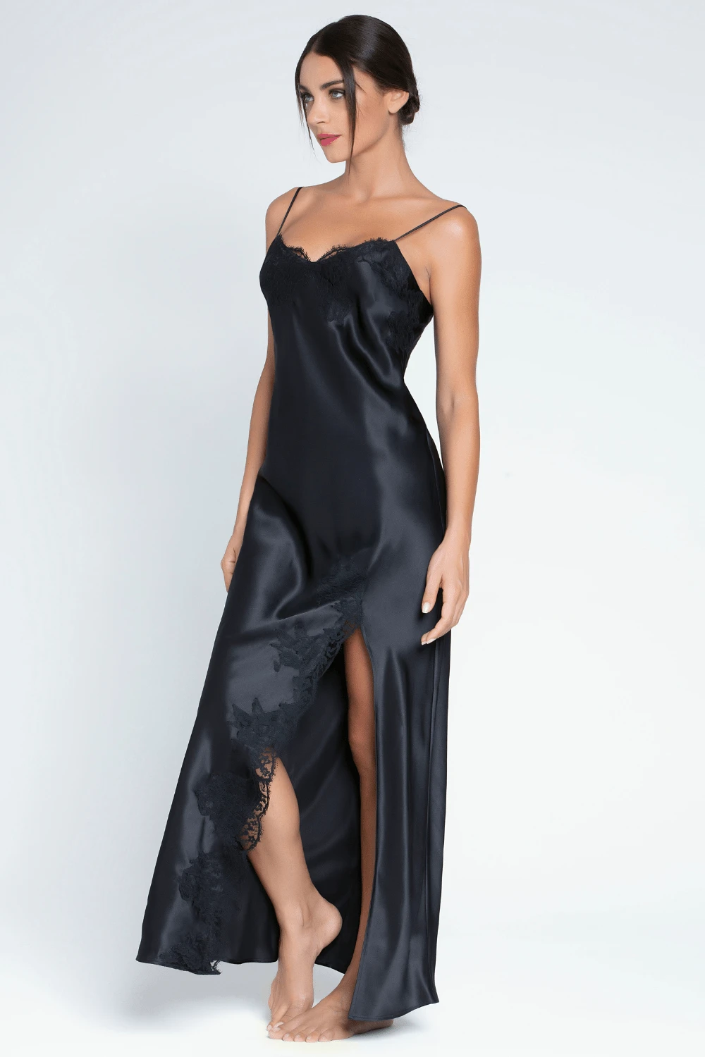 Splendeur Soie Long Nightie 8 Splendeur Soie Long Nightie - Image 6